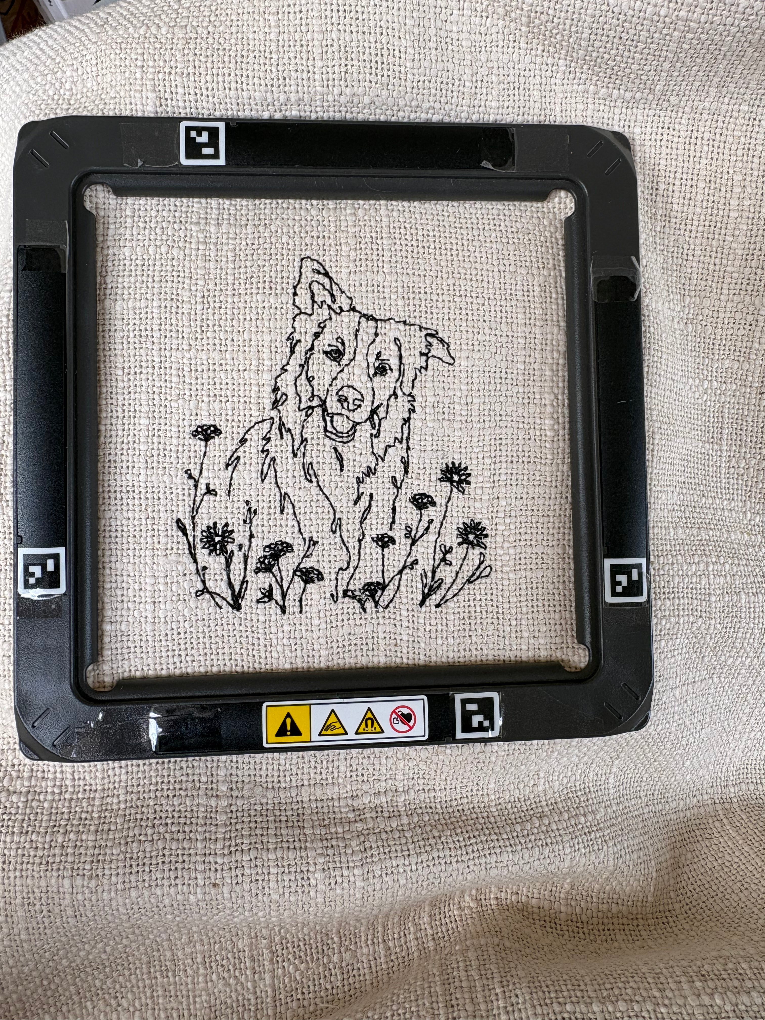 A Personalised Pet portrait Cushion