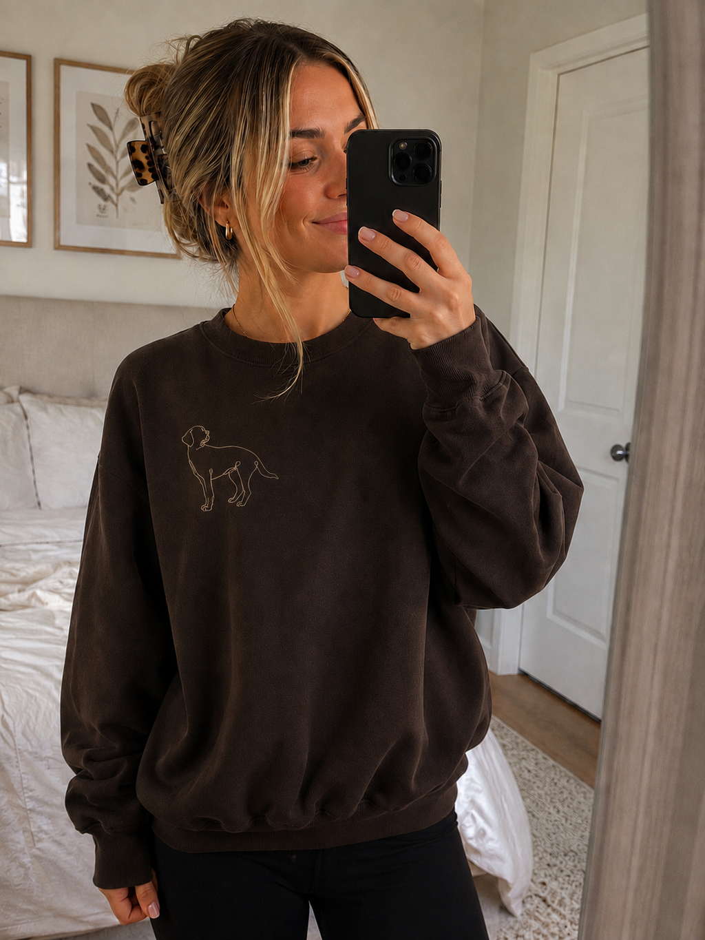 A Personalised Pet Portrait Women’s Sweatshirt