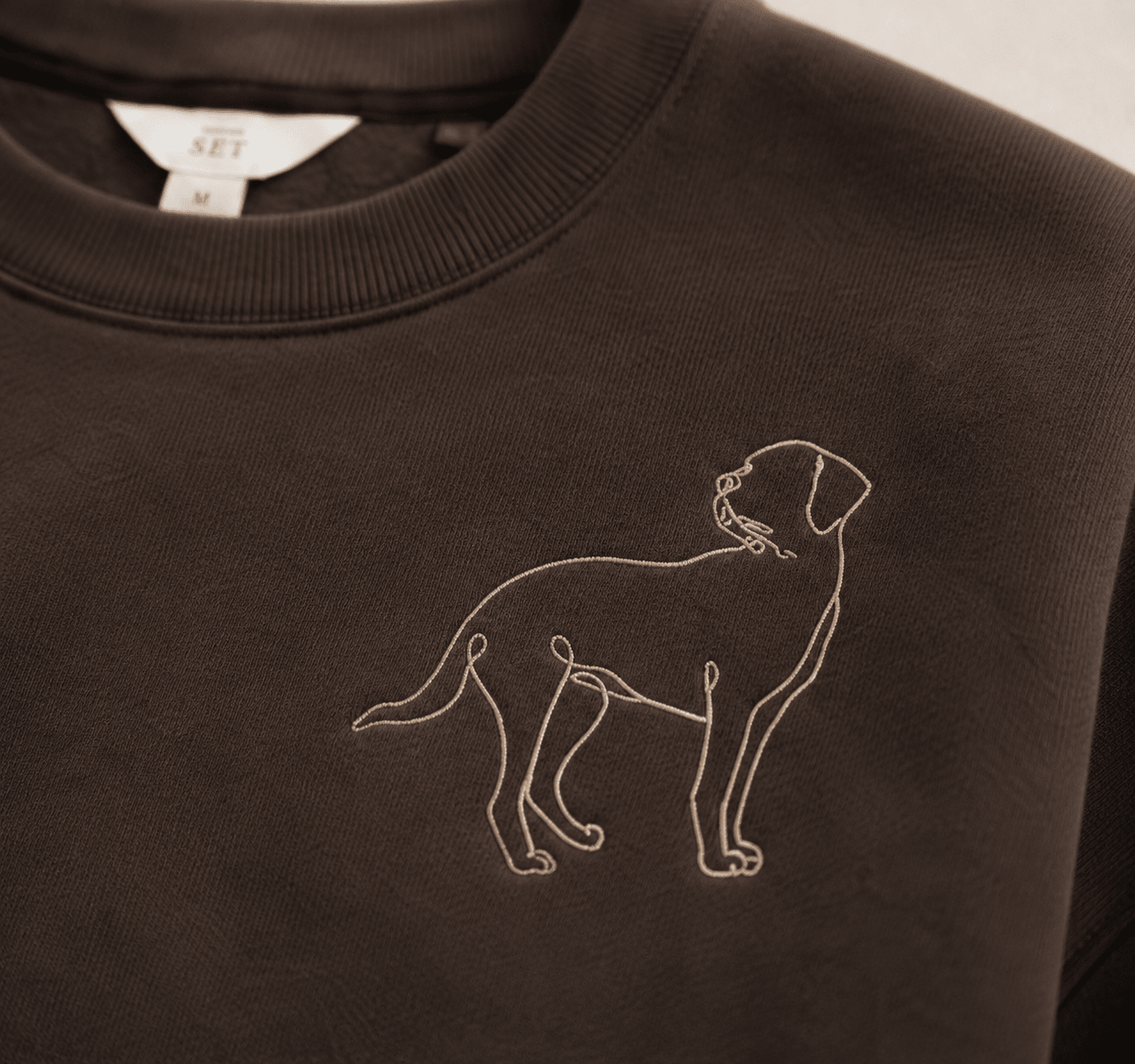 A Personalised Pet Portrait Women’s Sweatshirt - Pear Tree Stitch Studio