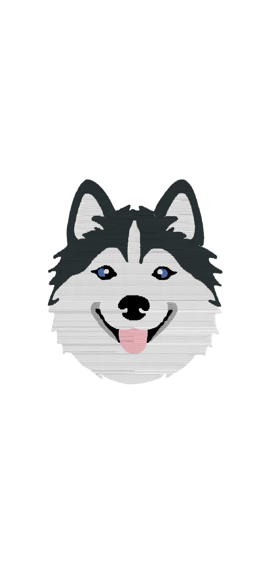 Personalised Husky Baby Sweatshirt – Custom Embroidered Dog Jumper for Babies & Toddlers | Dog Lover Baby Gift - Pear Tree Stitch Studio