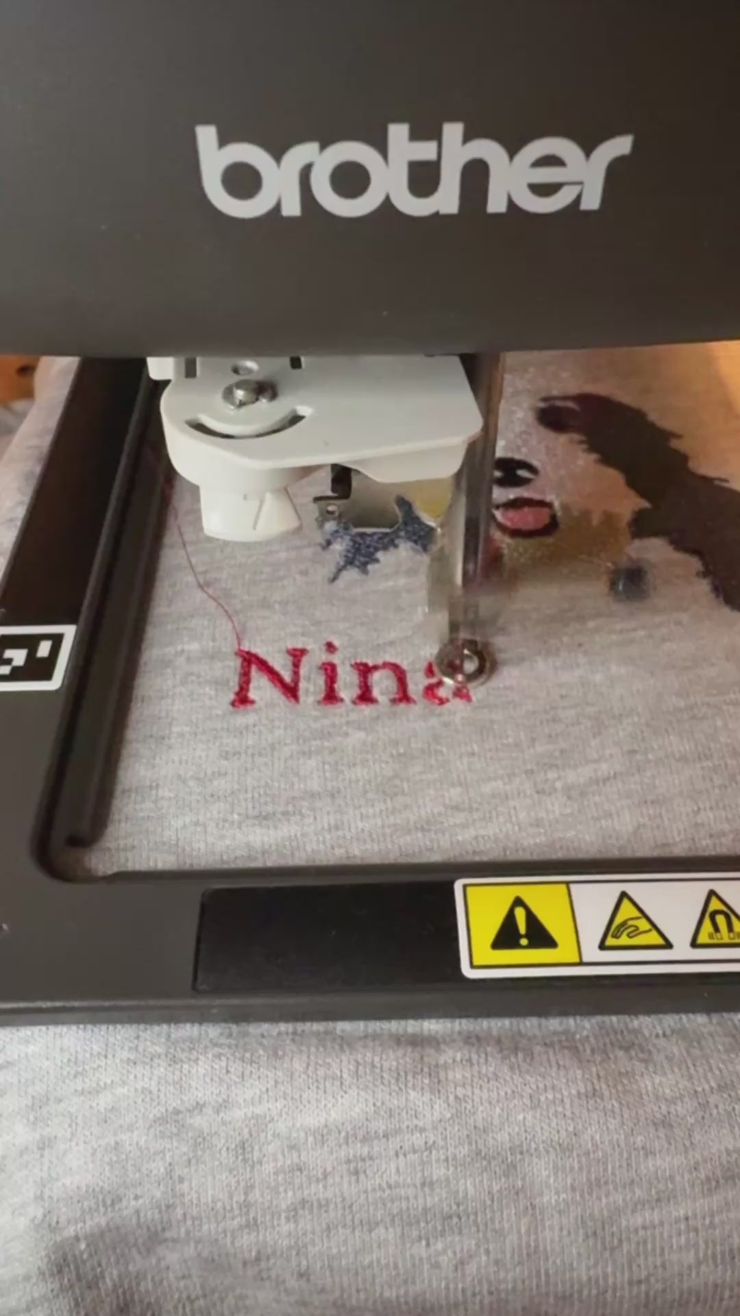 A Personalised Pet Portrait Baby Gift – Custom Embroidered Baby Clothing & Keepsakes