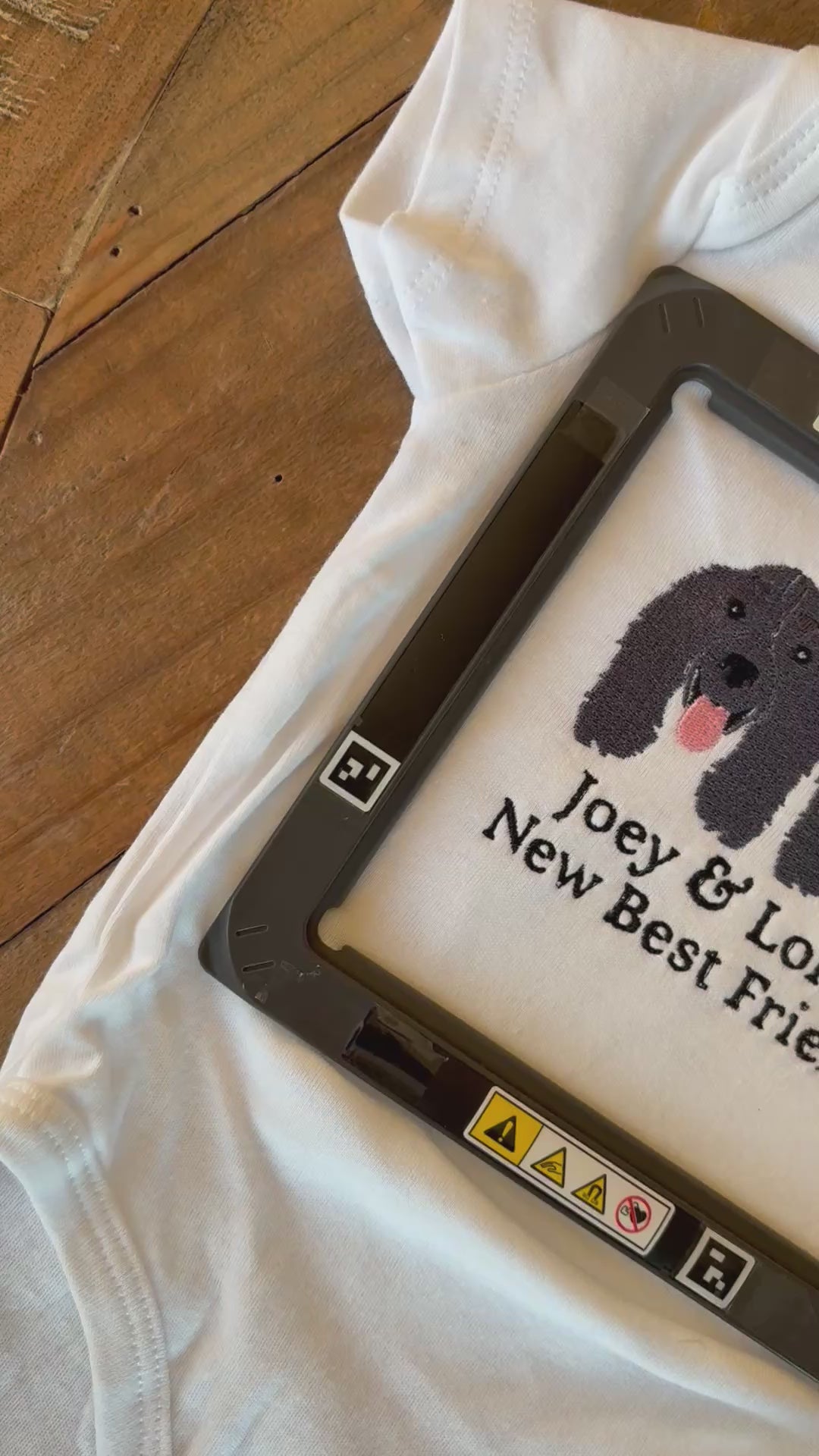 Personalised Spaniel Baby Onesie – Custom Embroidered Infant Bodysuit | Dog Lover Baby gift